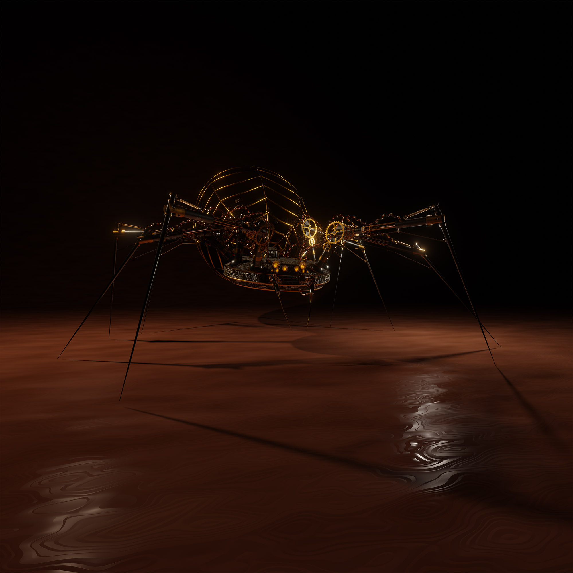 Steampunk Spider Beauty Shot